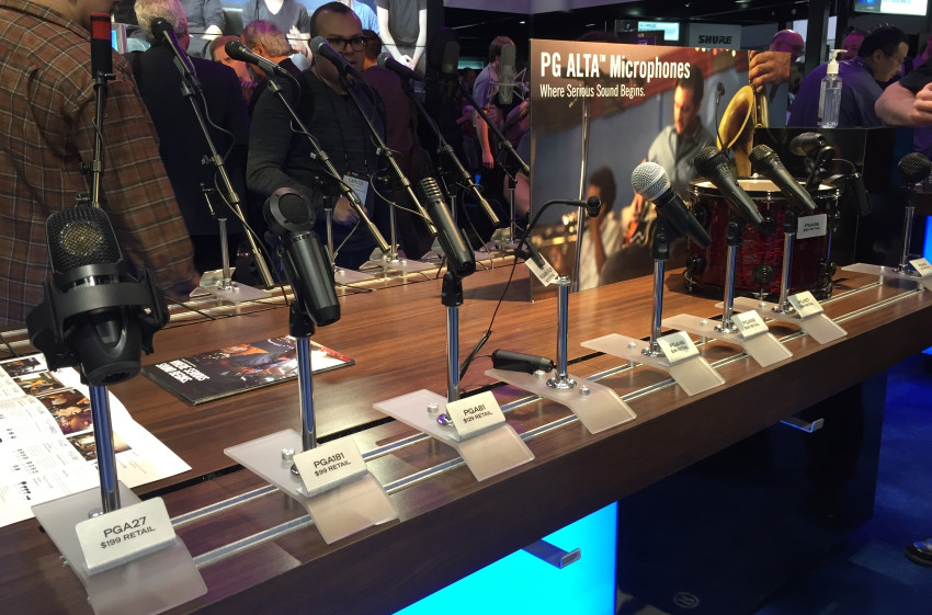 NAMM 2015: Shure stellt neue PG ALTA™ Mikrofonserie vor